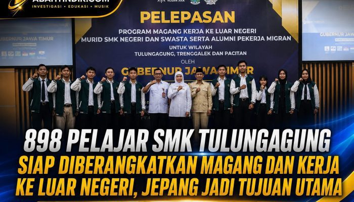 898 Pelajar SMK Tulungagung Siap Diberangkatkan Magang dan Kerja ke Luar Negeri, Jepang Jadi Tujuan Utama