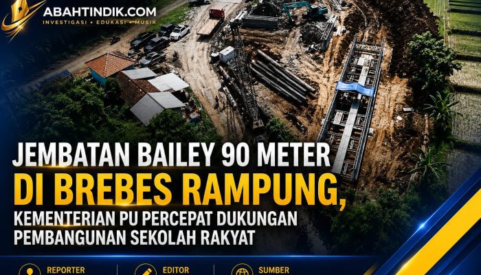 Jembatan Bailey 90 Meter di Brebes Rampung, Kementerian PU Percepat Dukungan Pembangunan Sekolah Rakyat