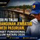Menteri PU Tinjau Pembangunan Jembatan Bokwedi Pasuruan, Ditarget Fungsional Sebelum Nataru 2026