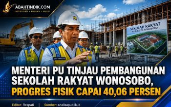 Menteri PU Tinjau Pembangunan Sekolah Rakyat Wonosobo, Progres Fisik Capai 40,06 Persen