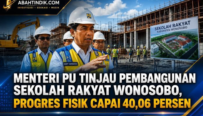 Menteri PU Tinjau Pembangunan Sekolah Rakyat Wonosobo, Progres Fisik Capai 40,06 Persen