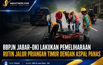 BBPJN Jabar–DKI Lakukan Pemeliharaan Rutin Jalur Priangan Timur dengan Aspal Panas