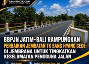 BBPJN Jatim–Bali Rampungkan Perbaikan Jembatan TK Sang Hyang Gede di Jembrana untuk Tingkatkan Keselamatan Pengguna Jalan
