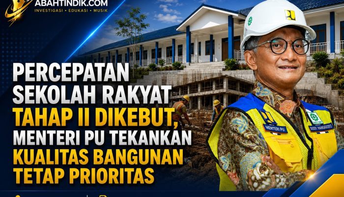 Percepatan Sekolah Rakyat Tahap II Dikebut, Menteri PU Tekankan Kualitas Bangunan Tetap Prioritas
