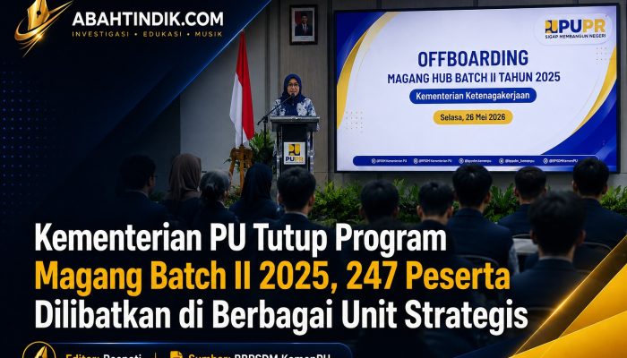 Kementerian PU Tutup Program Magang Batch II 2025, 247 Peserta Dilibatkan di Berbagai Unit Strategis