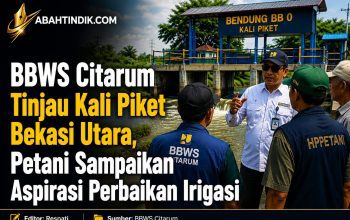 BBWS Citarum Tinjau Kali Piket Bekasi Utara, Petani Sampaikan Aspirasi Perbaikan Irigasi