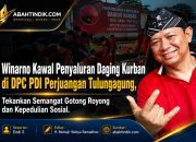 Winarno Kawal Penyaluran Daging Kurban di DPC PDI Perjuangan Tulungagung, Tekankan Semangat Gotong Royong dan Kepedulian Sosial