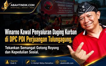 Winarno Kawal Penyaluran Daging Kurban di DPC PDI Perjuangan Tulungagung, Tekankan Semangat Gotong Royong dan Kepedulian Sosial
