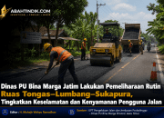 Dinas PU Bina Marga Jatim Lakukan Pemeliharaan Rutin Ruas Tongas–Lumbang–Sukapura, Tingkatkan Keselamatan dan Kenyamanan Pengguna Jalan