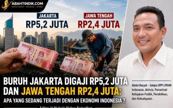 Buruh Jakarta Digaji Rp5,2 Juta dan Jawa Tengah Rp2,4 Juta: Apa yang Sedang Terjadi dengan Ekonomi Indonesia?