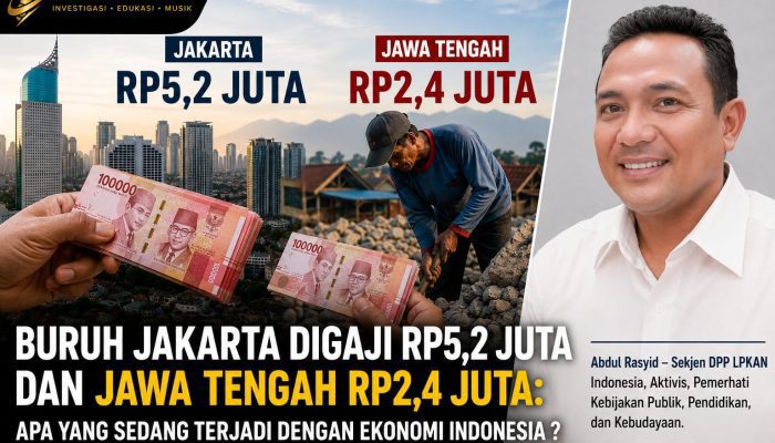 Buruh Jakarta Digaji Rp5,2 Juta dan Jawa Tengah Rp2,4 Juta: Apa yang Sedang Terjadi dengan Ekonomi Indonesia?