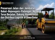 Preservasi Jalan dan Jembatan Babat–Bojonegoro–Padangan–Ngawi Terus Berjalan, Dukung Konektivitas dan Distribusi Logistik di Jawa Timur