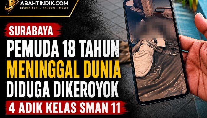 Pemuda di Surabaya Meninggal Diduga Akibat Dikeroyok Empat Adik Kelas, Polisi Amankan Terduga Pelaku