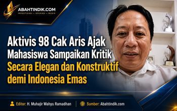 Aktivis 98 Cak Aris Ajak Mahasiswa Sampaikan Kritik Secara Elegan dan Konstruktif demi Indonesia Emas