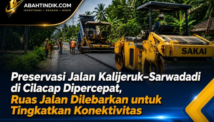 Preservasi Jalan Kalijeruk–Sarwadadi di Cilacap Dipercepat, Ruas Jalan Dilebarkan untuk Tingkatkan Konektivitas