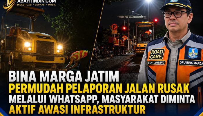 Bina Marga Jatim Permudah Pelaporan Jalan Rusak Melalui WhatsApp, Masyarakat Diminta Aktif Awasi Infrastruktur