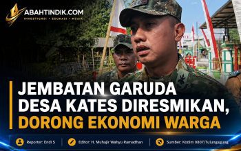 Jembatan Garuda Desa Kates Diresmikan, Dorong Ekonomi Warga