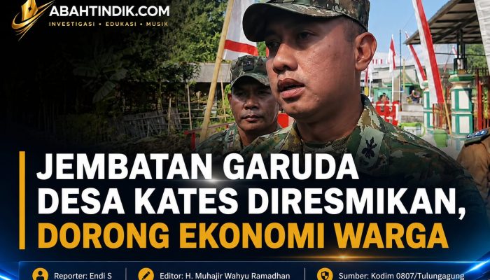 Jembatan Garuda Desa Kates Diresmikan, Dorong Ekonomi Warga