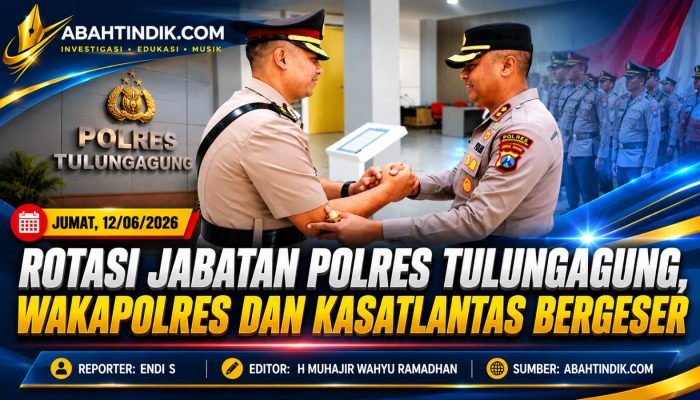 Rotasi Jabatan Polres Tulungagung, Wakapolres dan Kasatlantas Bergeser