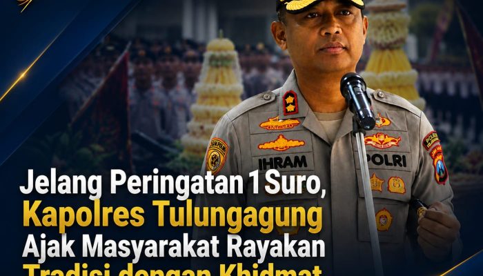 Jelang Peringatan 1 Suro, Kapolres Tulungagung Ajak Masyarakat Rayakan Tradisi dengan Khidmat