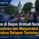Demo di Depan Grahadi Surabaya, Mahasiswa dan Masyarakat Sipil Suarakan Delapan Tuntutan