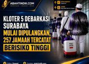 Kloter 5 Debarkasi Surabaya Mulai Dipulangkan, 257 Jamaah Tercatat Berisiko Tinggi