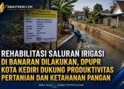 Rehabilitasi Saluran Irigasi DI Banaran Dilakukan, DPUPR Kota Kediri Dukung Produktivitas Pertanian dan Ketahanan Pangan