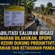 Rehabilitasi Saluran Irigasi DI Banaran Dilakukan, DPUPR Kota Kediri Dukung Produktivitas Pertanian dan Ketahanan Pangan