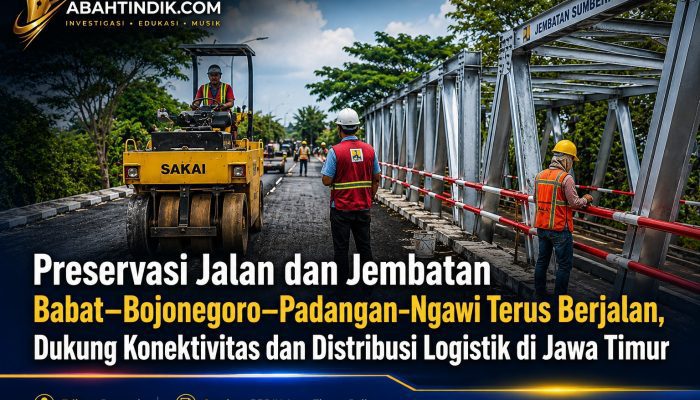Preservasi Jalan dan Jembatan Babat–Bojonegoro–Padangan–Ngawi Terus Berjalan, Dukung Konektivitas dan Distribusi Logistik di Jawa Timur