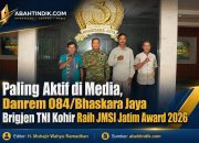 Paling Aktif di Media, Danrem 084/Bhaskara Jaya Brigjen TNI Kohir Raih JMSI Jatim Award 2026
