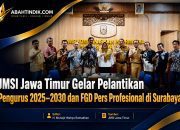 JMSI Jawa Timur Gelar Pelantikan Pengurus 2025–2030 dan FGD Pers Profesional di Surabaya