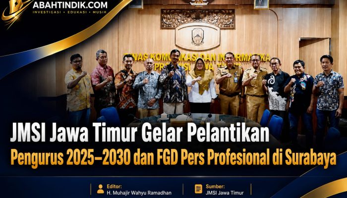 JMSI Jawa Timur Gelar Pelantikan Pengurus 2025–2030 dan FGD Pers Profesional di Surabaya