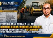 Pemeliharaan Berkala Jalan Genteng Kulon–Wonorejo Dikebut, Pemprov Jatim Gelontorkan Rp4,19 Miliar untuk Perkuat Jalur Strategis Selatan Banyuwangi