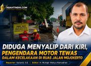 Diduga Menyalip dari Kiri, Pengendara Motor Tewas dalam Kecelakaan di Ruas Jalan Mojokerto