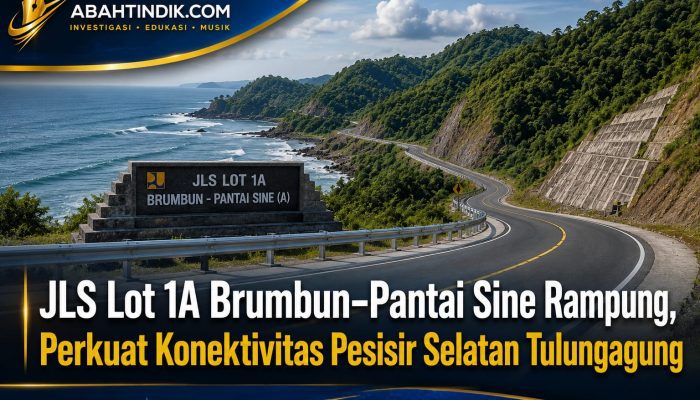 JLS Lot 1A Brumbun–Pantai Sine Rampung, Perkuat Konektivitas Pesisir Selatan Tulungagung
