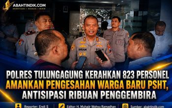 Polres Tulungagung Kerahkan 823 Personel Amankan Pengesahan Warga Baru PSHT, Antisipasi Ribuan Penggembira