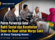 Polres Purworejo Gelar Bakti Sosial dan Kesehatan Door-to-Door untuk Warga Sakit di Desa Tanjung Anom