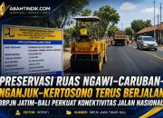 Preservasi Ruas Ngawi–Caruban–Nganjuk–Kertosono Terus Berjalan, BBPJN Jatim–Bali Perkuat Konektivitas Jalan Nasional