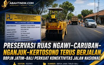 Preservasi Ruas Ngawi–Caruban–Nganjuk–Kertosono Terus Berjalan, BBPJN Jatim–Bali Perkuat Konektivitas Jalan Nasional