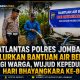 Satlantas Polres Jombang Salurkan Bantuan Air Bersih bagi Warga, Wujud Kepedulian Hari Bhayangkara ke-80