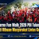 Soekarno Fun Walk 2026 PDI Tulungagung Diikuti Ribuan Masyarakat Lintas Generasi