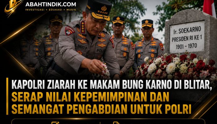 Kapolri Ziarah ke Makam Bung Karno di Blitar, Serap Nilai Kepemimpinan dan Semangat Pengabdian untuk Polri