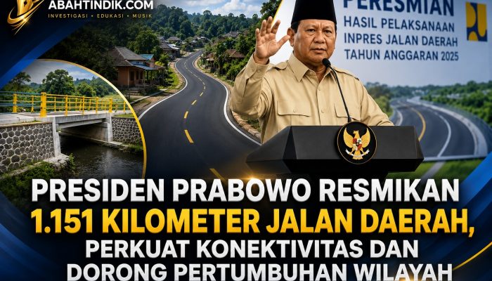 Presiden Prabowo Resmikan 1.151 Kilometer Jalan Daerah, Perkuat Konektivitas dan Dorong Pertumbuhan Wilayah