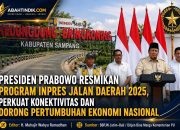 Presiden Prabowo Resmikan Program Inpres Jalan Daerah 2025, Perkuat Konektivitas dan Dorong Pertumbuhan Ekonomi Nasional