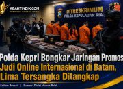 Polda Kepri Bongkar Jaringan Promosi Judi Online Internasional di Batam, Lima Tersangka Ditangkap