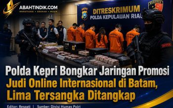 Polda Kepri Bongkar Jaringan Promosi Judi Online Internasional di Batam, Lima Tersangka Ditangkap
