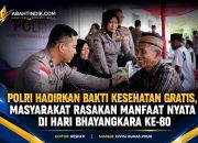 Polri Hadirkan Bakti Kesehatan Gratis, Masyarakat Rasakan Manfaat Nyata di Hari Bhayangkara ke-80