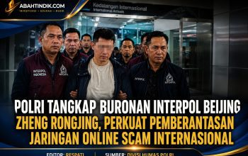 Polri Tangkap Buronan Interpol Beijing Zheng Rongjing, Perkuat Pemberantasan Jaringan Online Scam Internasional