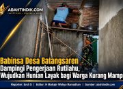 Babinsa Desa Batangsaren Dampingi Pengerjaan Rutilahu, Wujudkan Hunian Layak bagi Warga Kurang Mampu