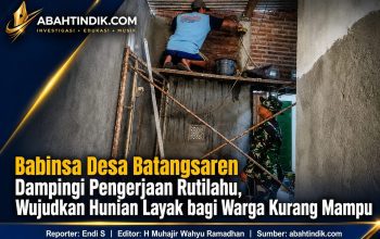 Babinsa Desa Batangsaren Dampingi Pengerjaan Rutilahu, Wujudkan Hunian Layak bagi Warga Kurang Mampu
